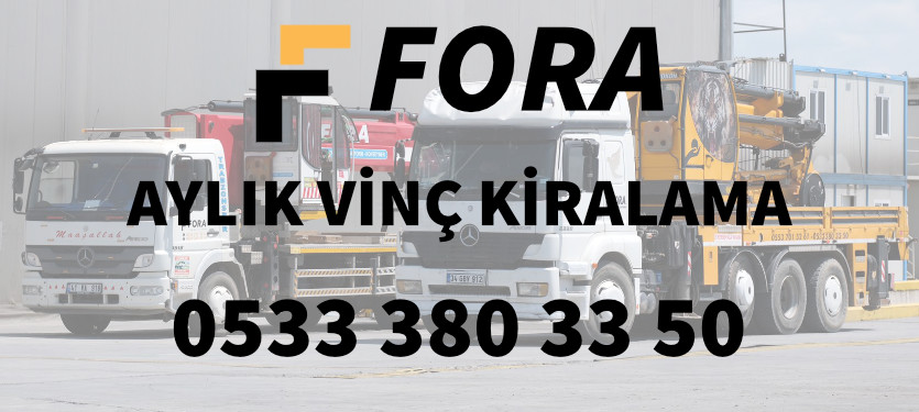 aylık vinç kiralama